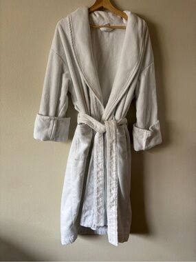 Martha Stewart Collection Fluffy White Turkish Cotton Robe
